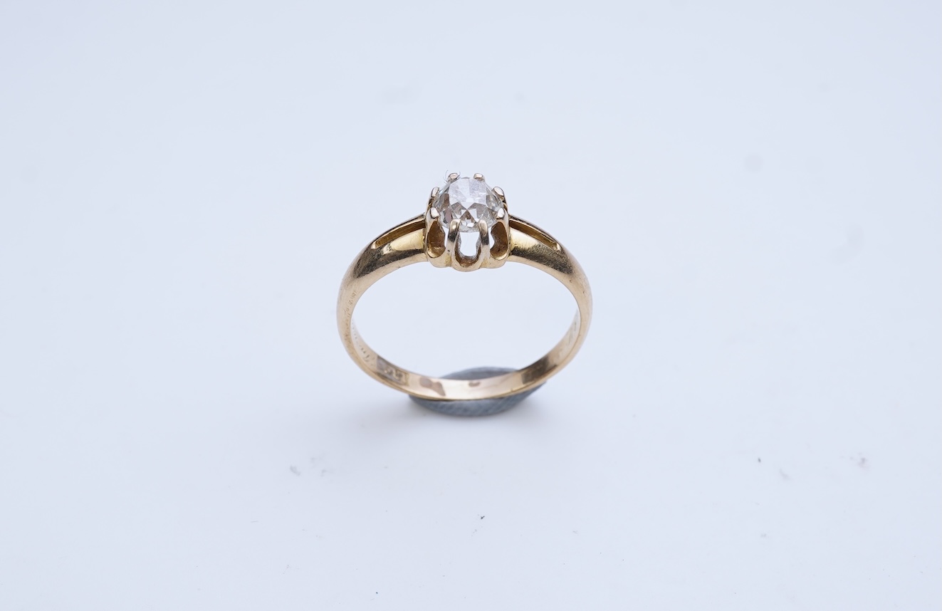 A diamond ring, circa 1911